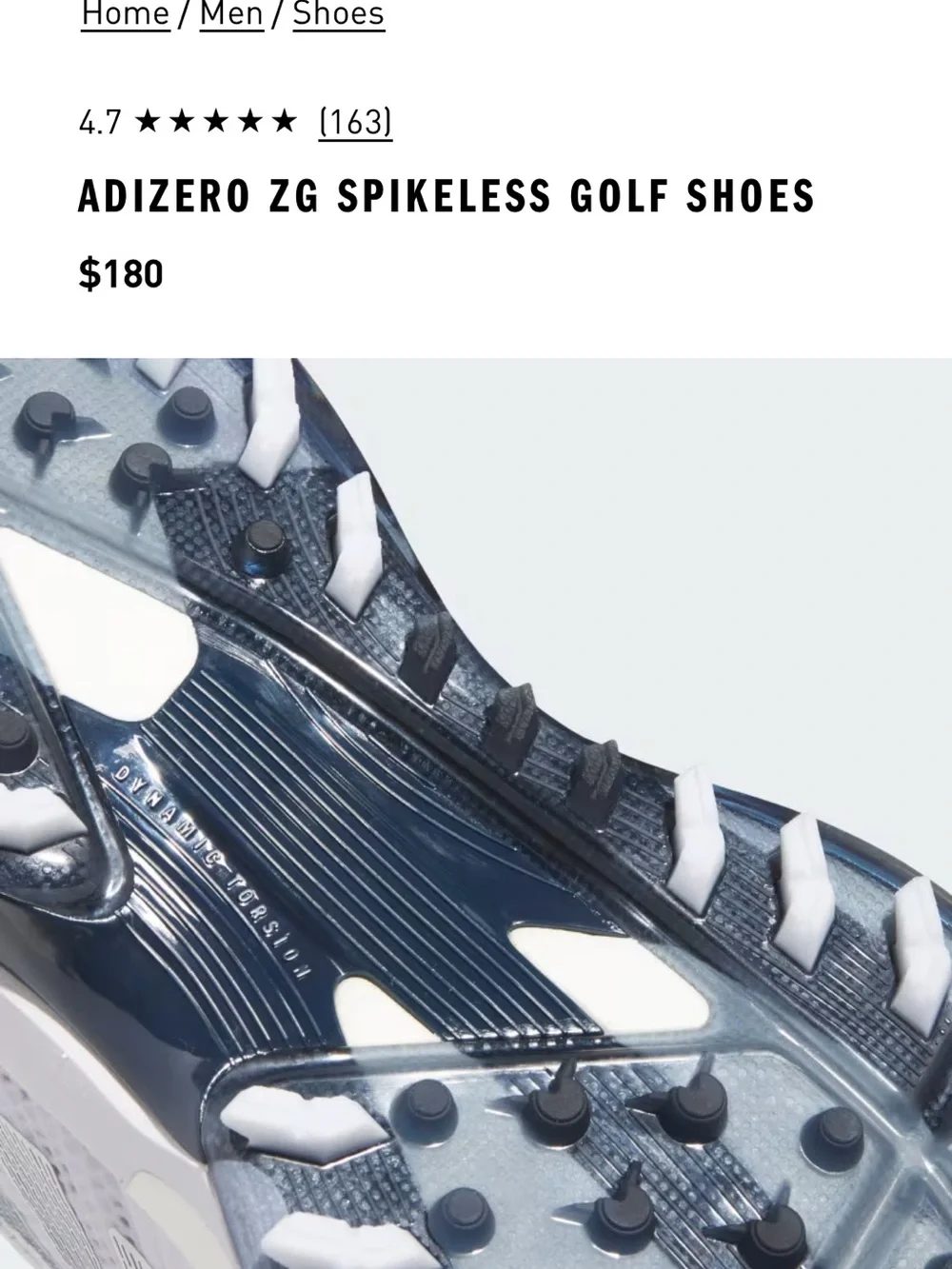 adidas White and Black Athletic Golf Shoes